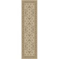 Concord Global Trading Concord Global 63122 2 ft. 3 in. x 7 ft. 7 in. Jewel Fleur De Lys Medallion - Ivory 63122
